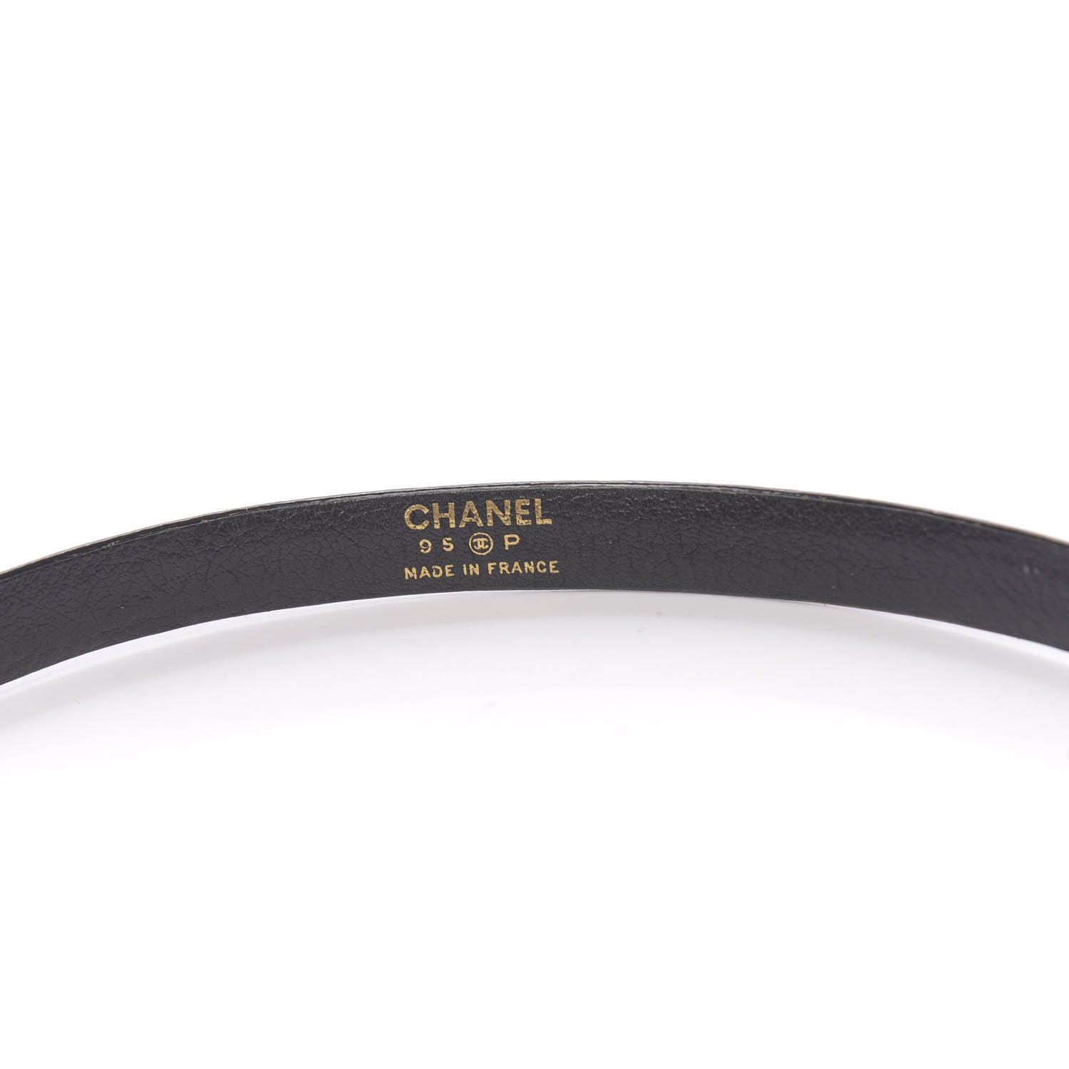 Chanel Patent Chain Belt S Black 3 of 5