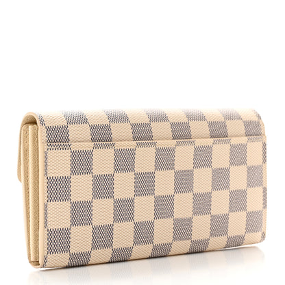 Louis Vuitton Damier Azur Sarah Wallet NM 3 of 8
