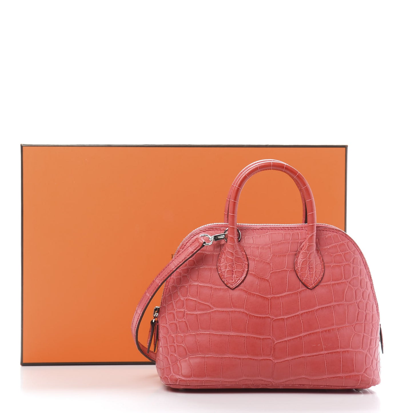 Matte Alligator Bolide Mini 1923 Bougainvillea