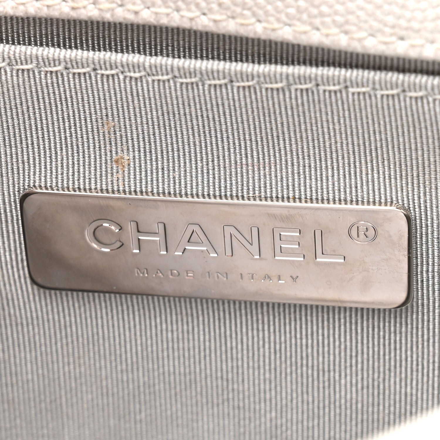 Chanel Metallic Caviar Small Coco Curve Messenger Flap Silver 6 of 14
