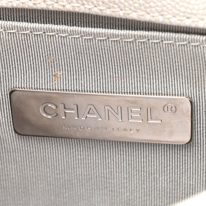 Chanel Metallic Caviar Small Coco Curve Messenger Flap Silver 6 of 14
