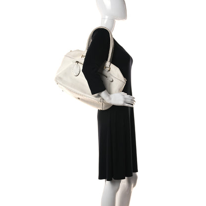Fendi Cuoio Romano Selleria Tote White 2 of 15