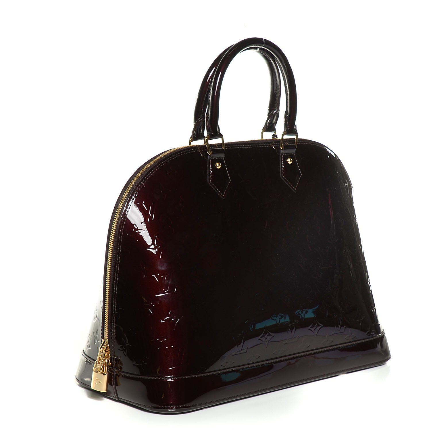 Louis Vuitton Vernis Alma GM Amarante 3 of 7