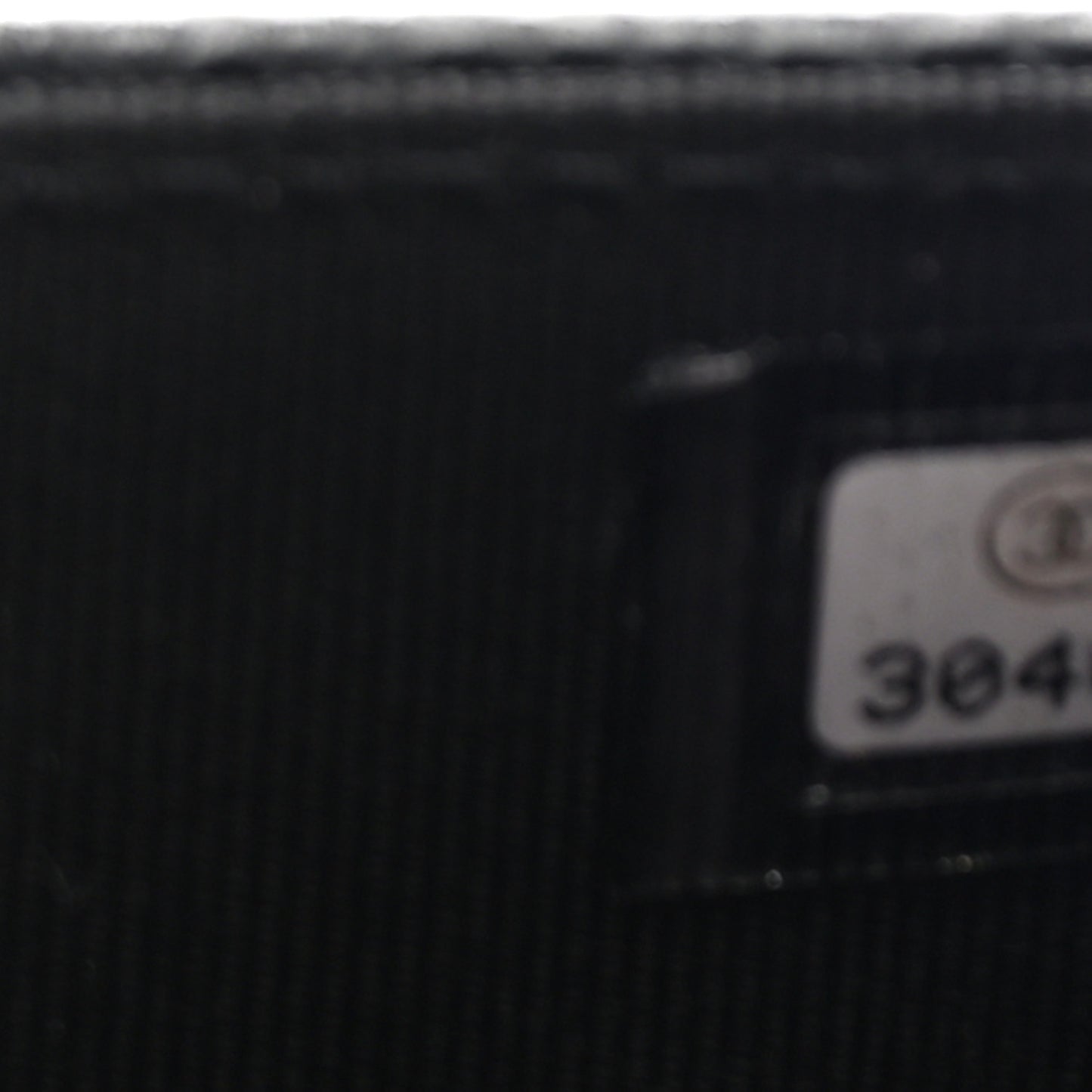 Caviar Quilted Flap Card Holder Black