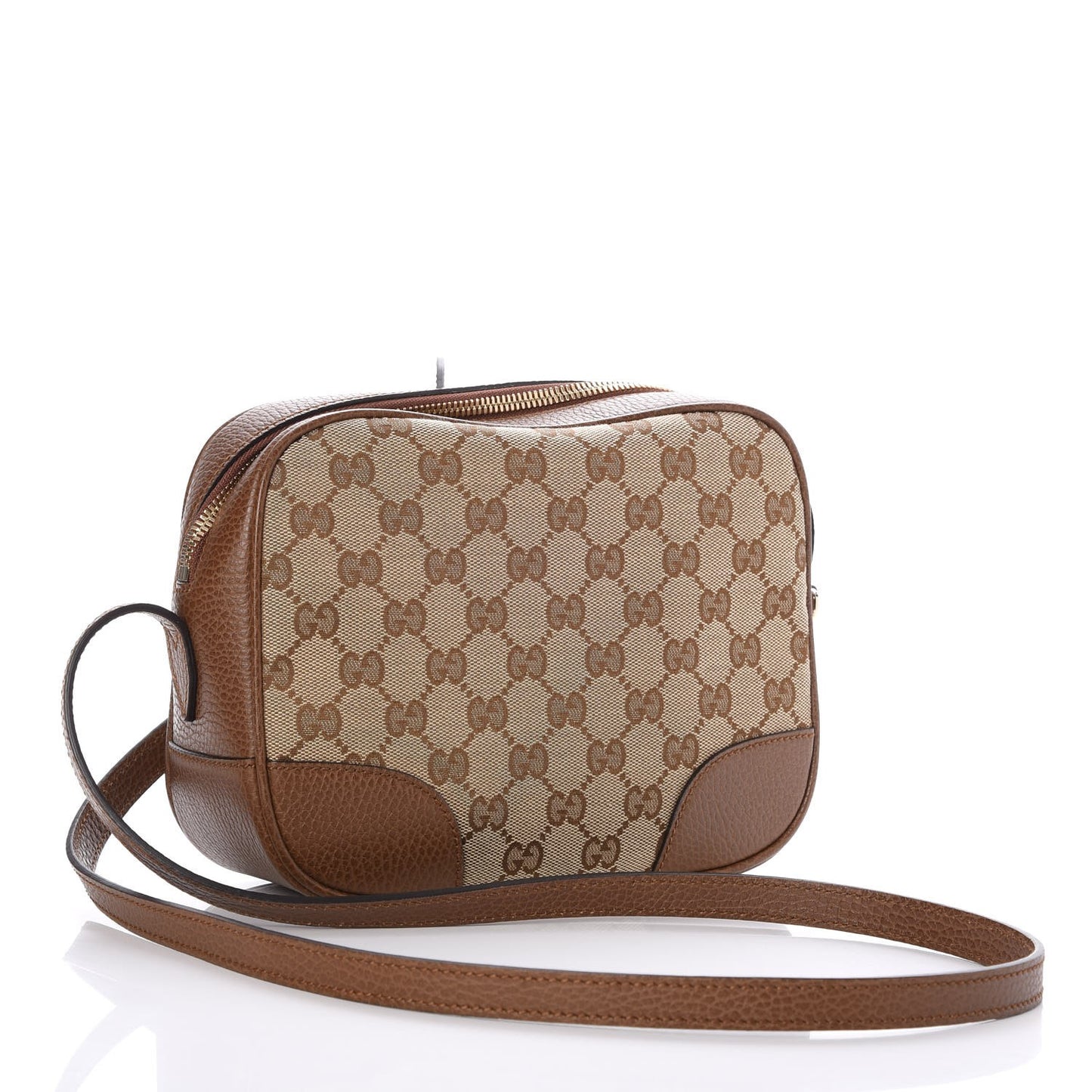 Monogram Mini Bree Messenger Bag Beige Tabacco