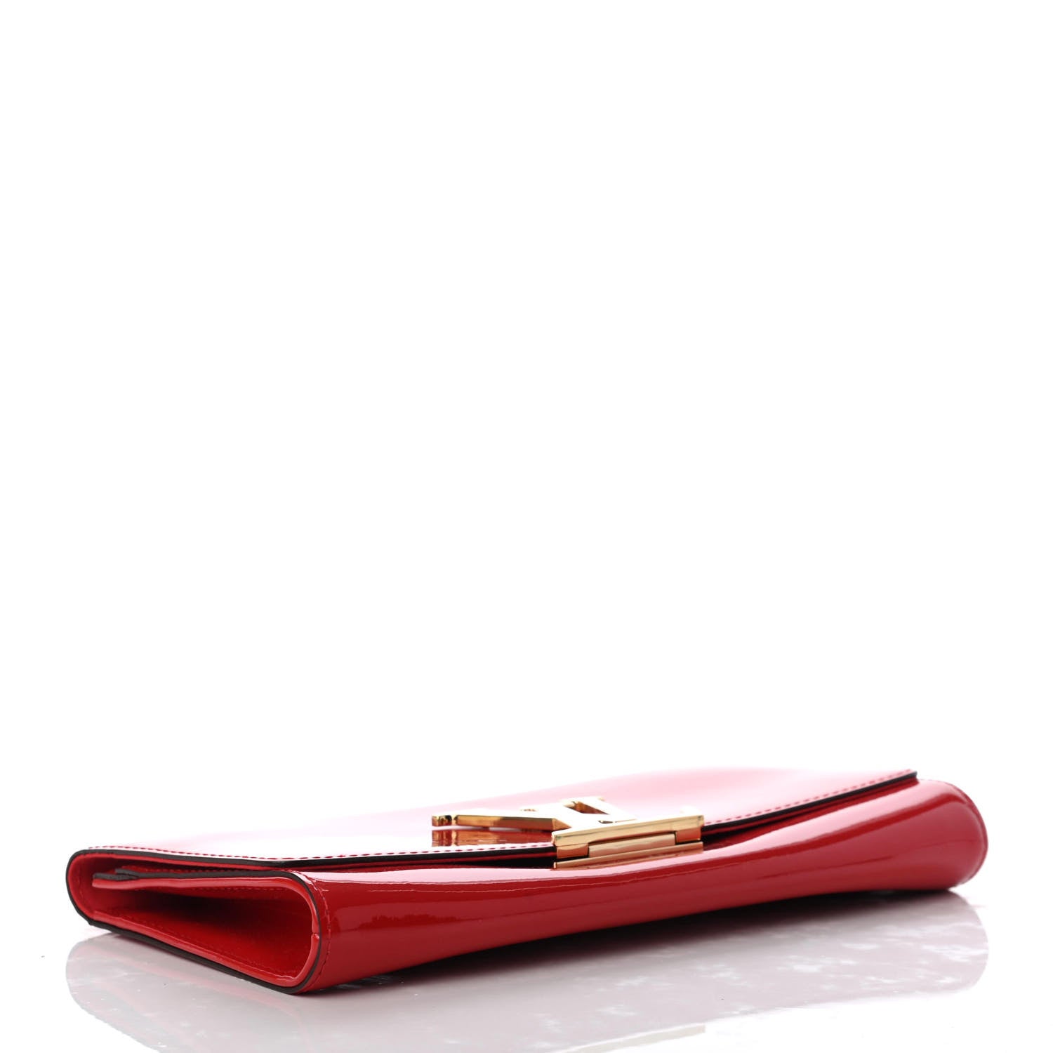 Louis Vuitton Patent Louise Clutch Cherry 4 of 6