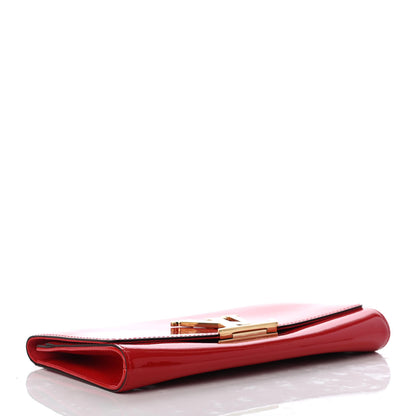Louis Vuitton Patent Louise Clutch Cherry 4 of 6