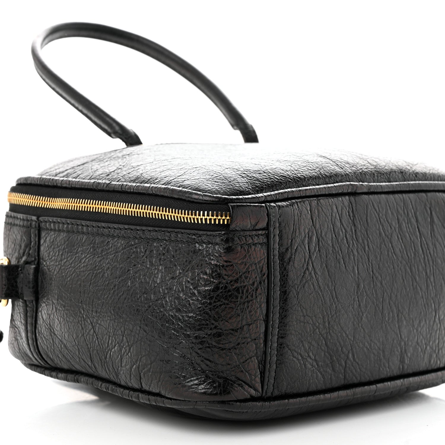 Balenciaga Agneau S Blanket Square Tote Black 9 of 10