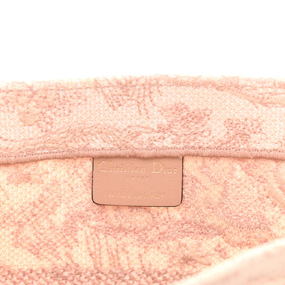 Christian Dior Canvas Toile De Jouy Embroidered Medium Book Tote Pink 6 of 16