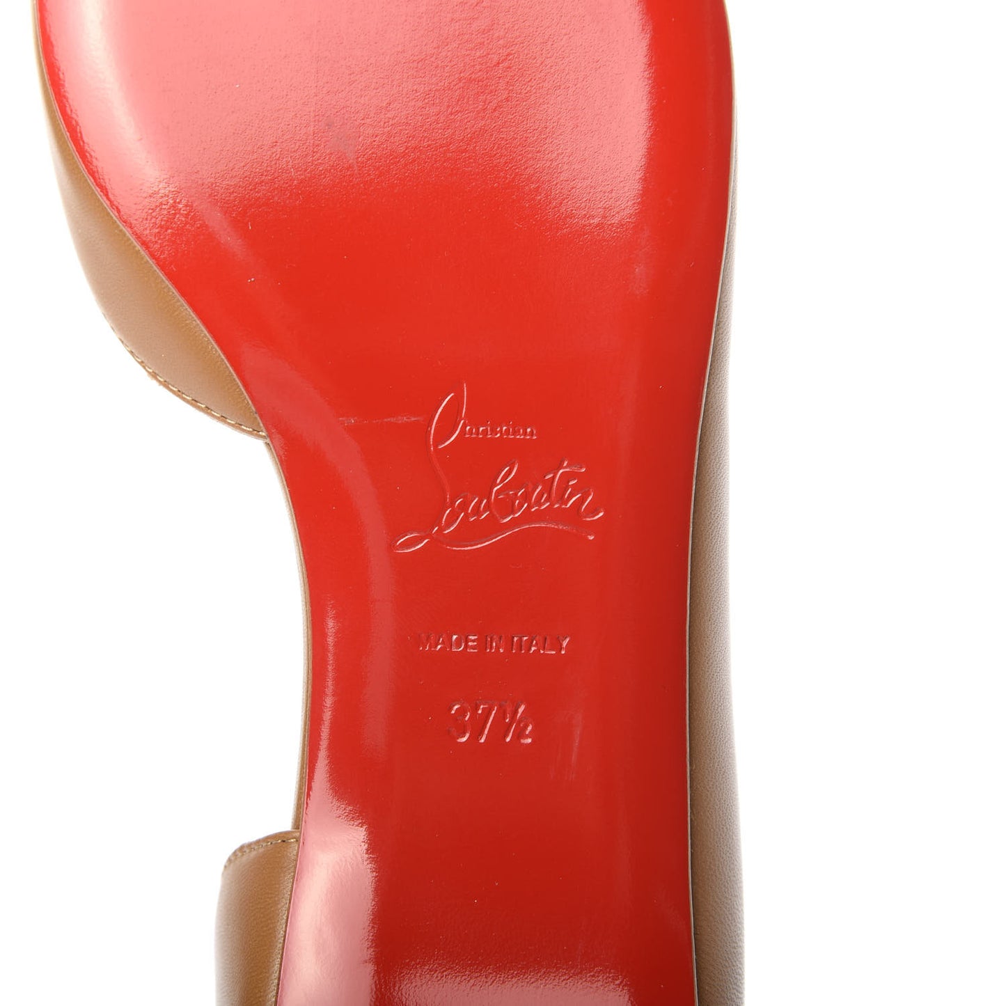 Nappa Iriza Flats 37.5 Caramel