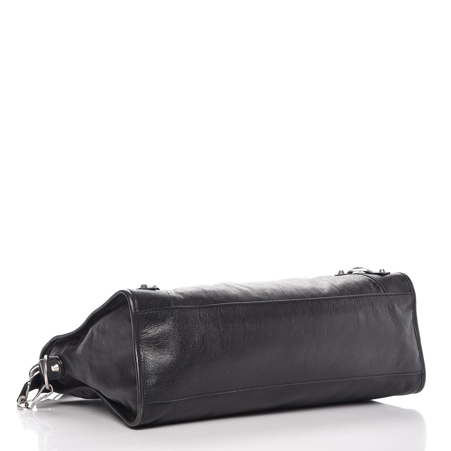Agneau Classic Silver Hardware City Black