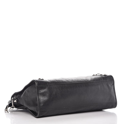 Balenciaga Agneau Classic Silver Hardware City Black 5 of 13