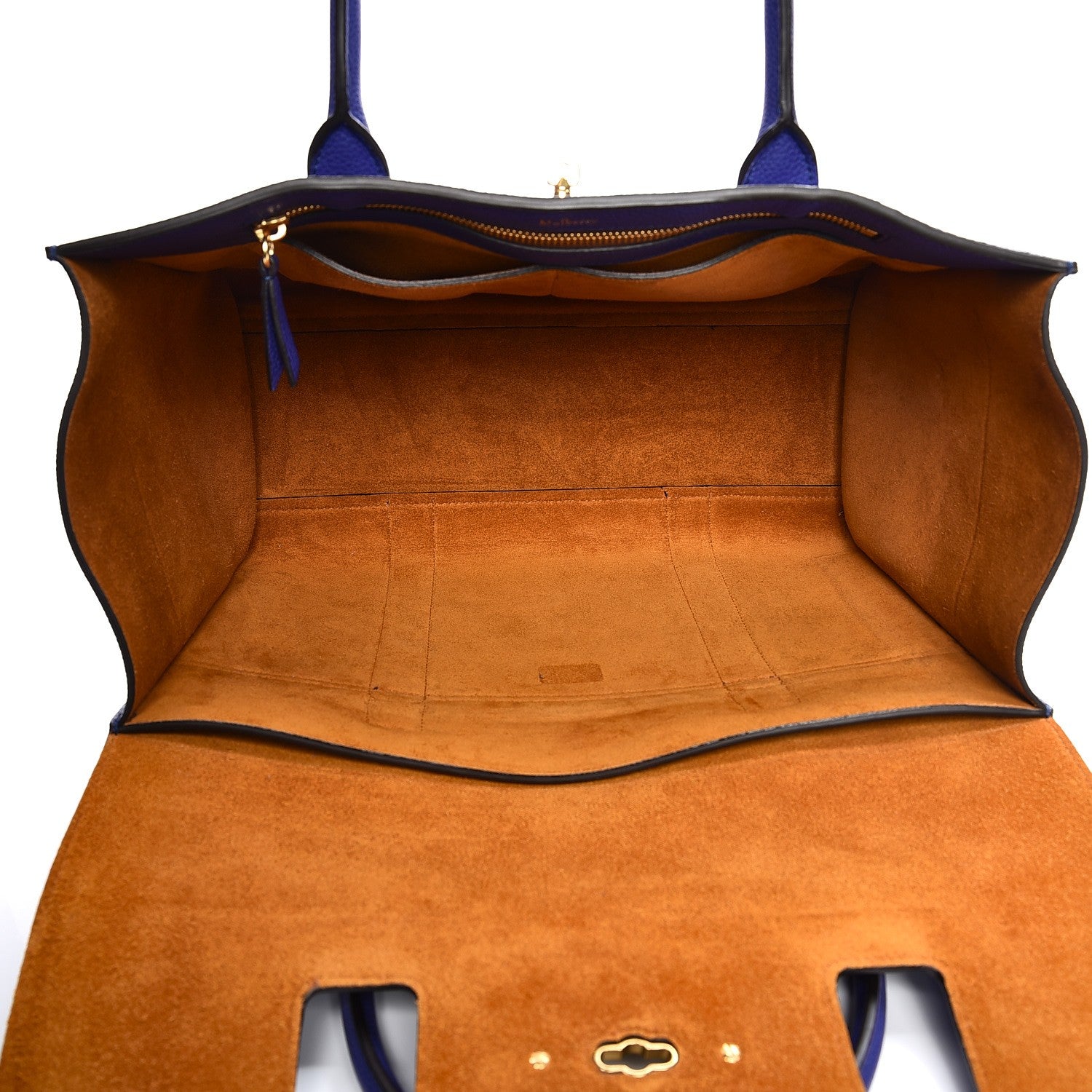 Mulberry Natural Grain Calfskin New Bayswater Indigo 5 of 7
