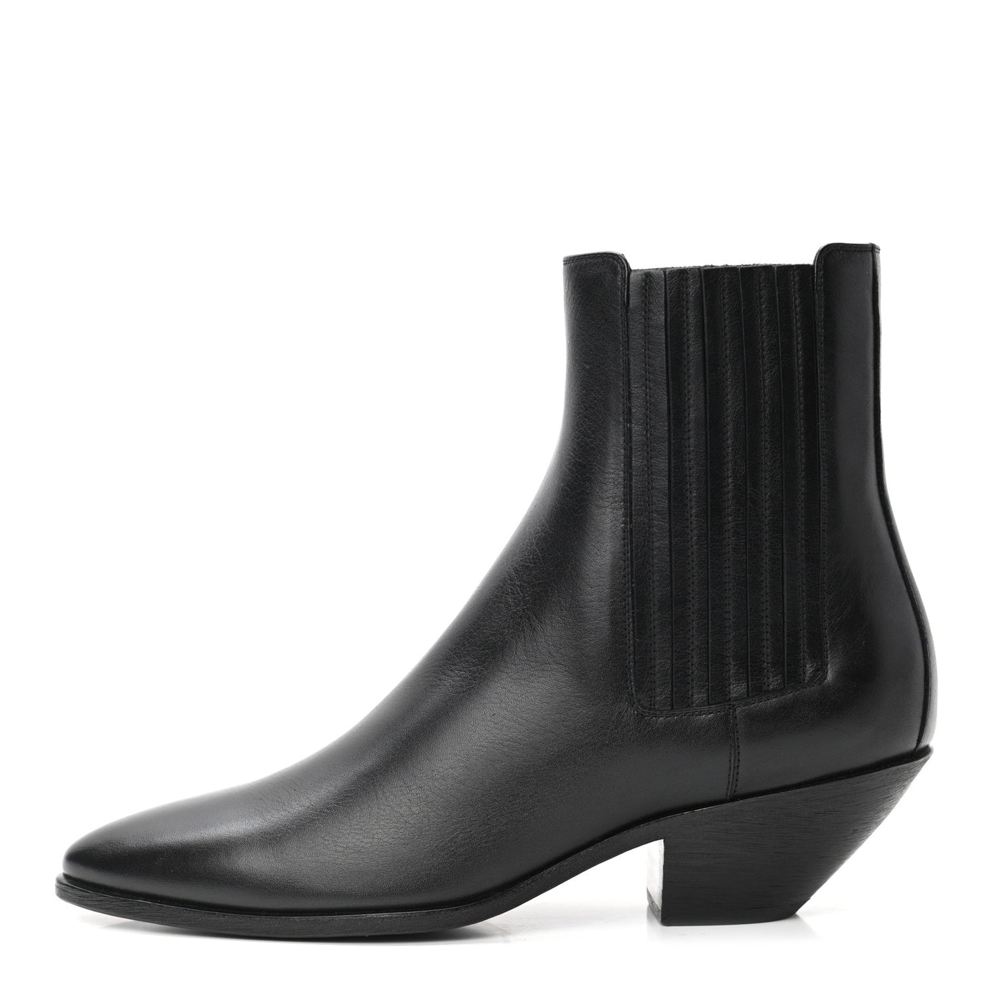 Calfskin Brit Souple Ankle Boots 39 Black