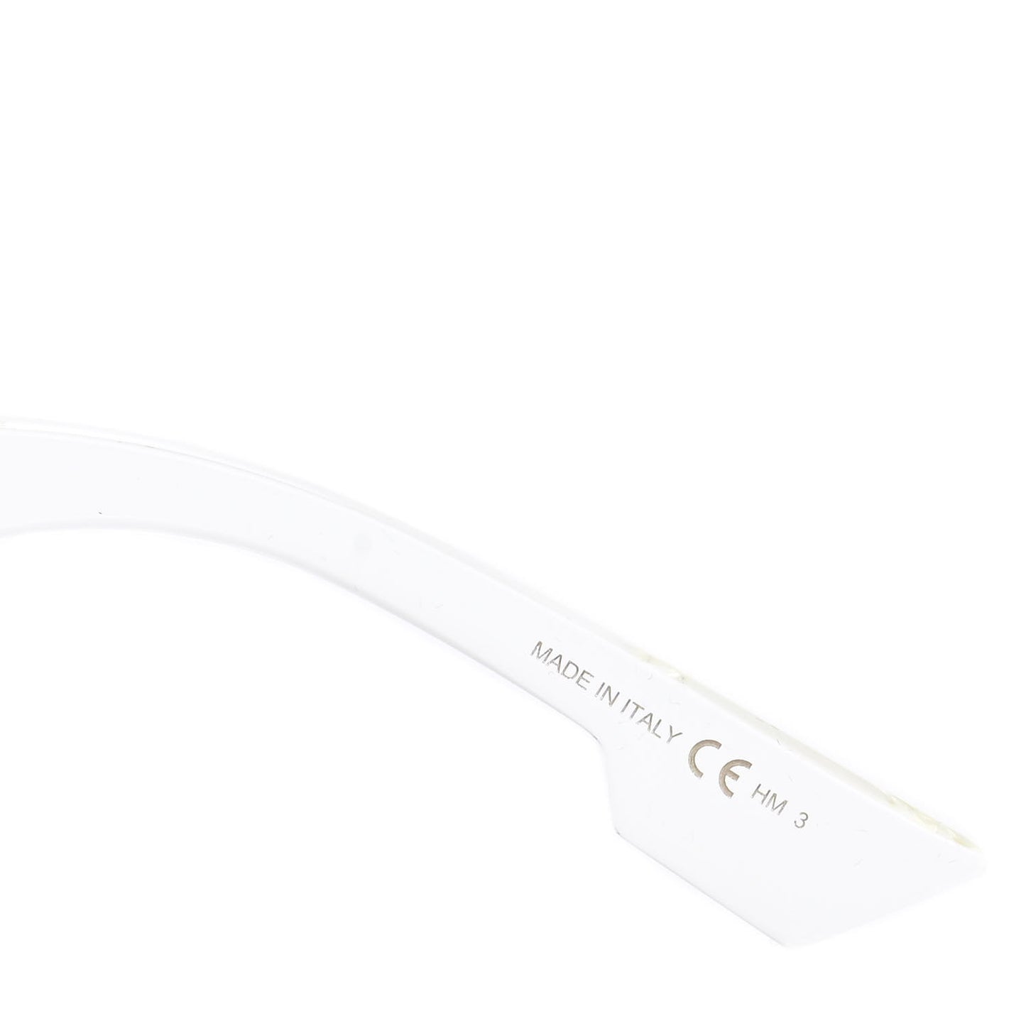Acetate Oblique Oval Sunglasses