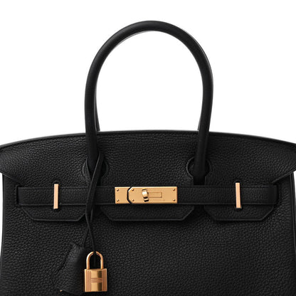 Hermes Togo Birkin 30 Black 8 of 14