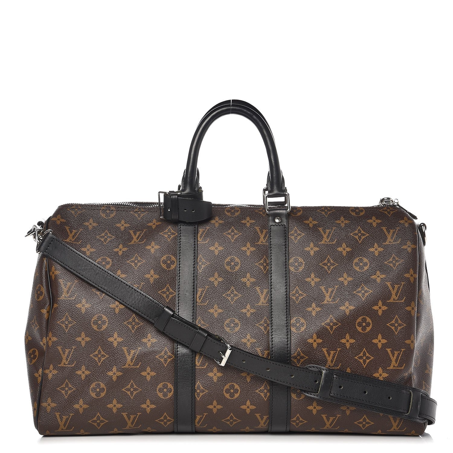 Louis Vuitton Monogram Macassar Keepall Bandouliere 45 1 of 11