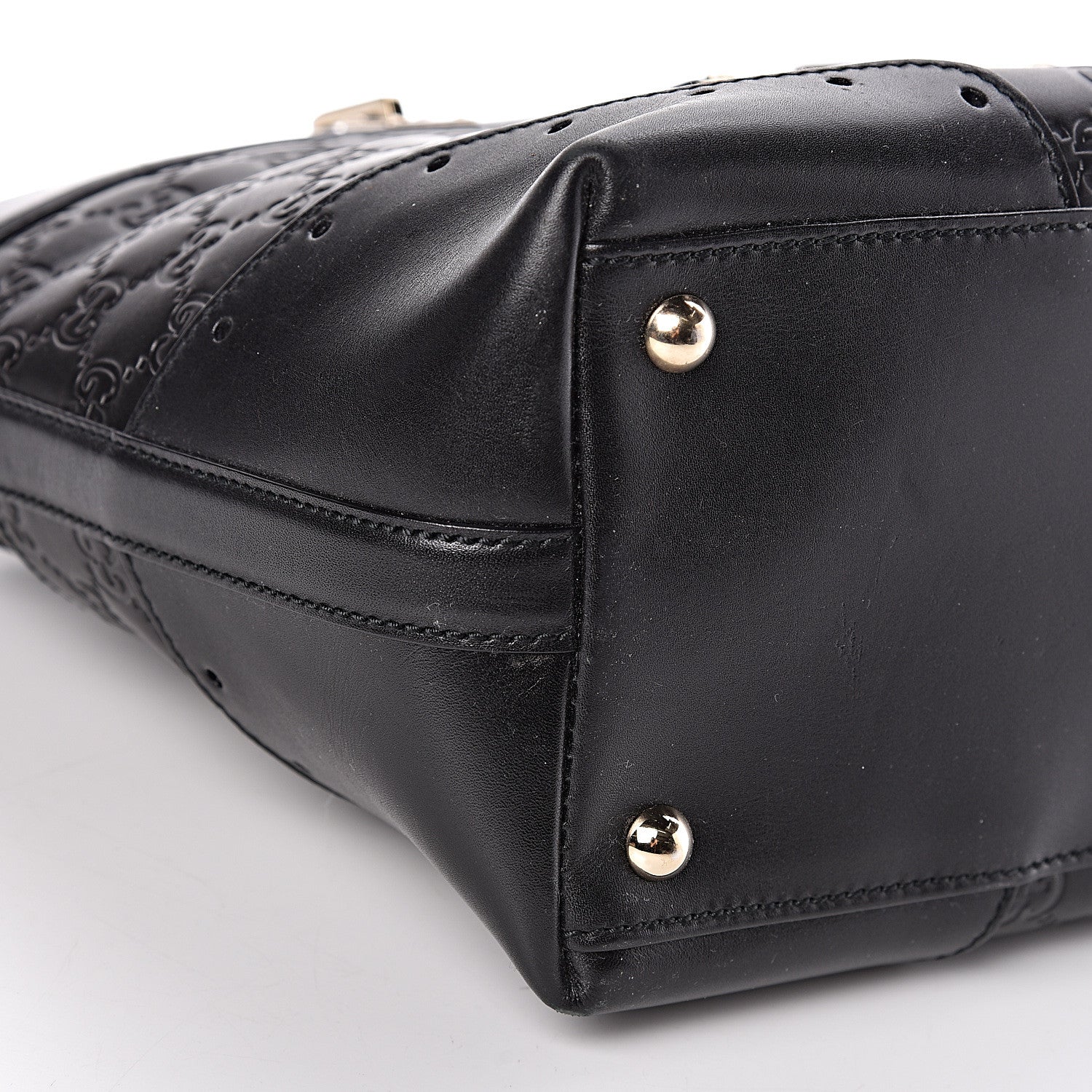 Gucci Guccissima Large Punch Tote Black 8 of 15