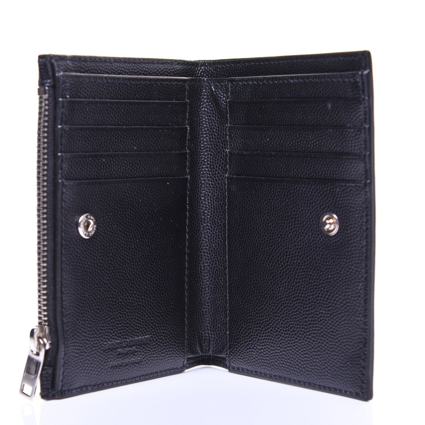 Grain De Poudre Zipped Card Case Black