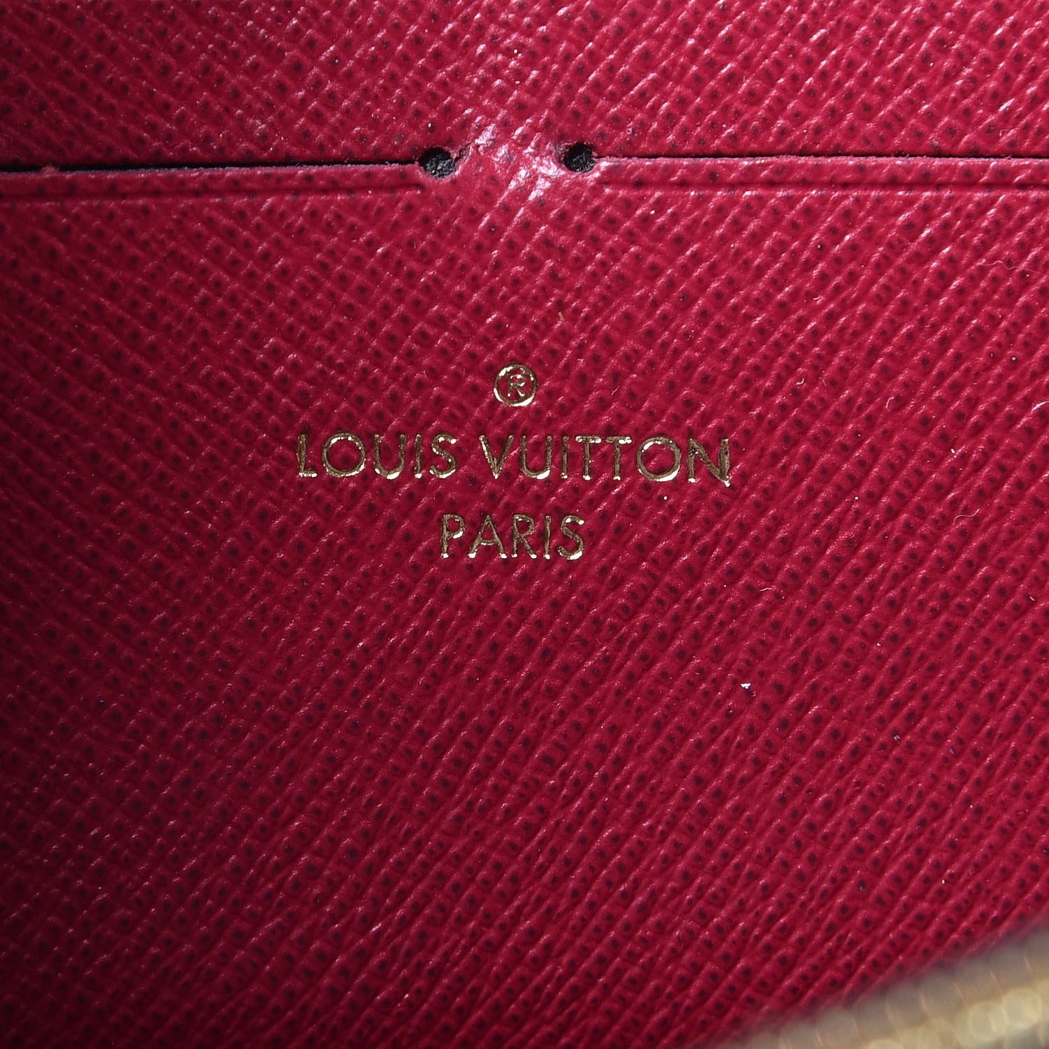 Louis Vuitton Monogram Clemence Wallet Fuchsia 6 of 7