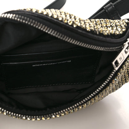 Alexander Wang Rhinestone Mesh Mini Attica Belt Bag Prism Gold 5 of 8