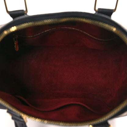 Louis Vuitton Empreinte Monogram Giant Speedy Bandouliere 25 Black Beige 5 of 9