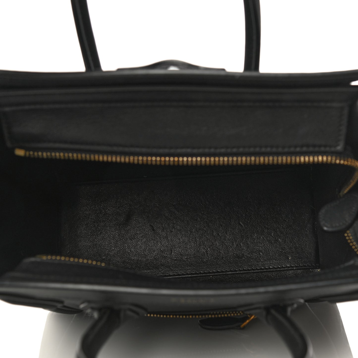 Smooth Calfskin Nano Luggage Black