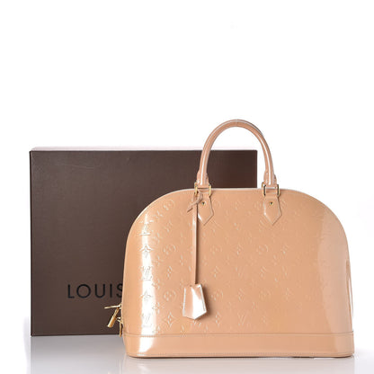Louis Vuitton Vernis Alma MM Rose Florentin 8 of 8