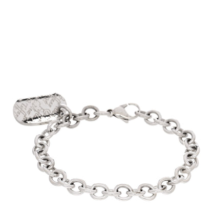 Tiffany Sterling Silver Notes Round Tag Charm Bracelet 2 of 3