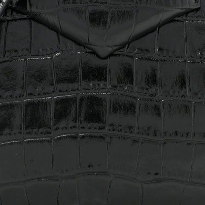 Givenchy Calfskin Crocodile Embossed Nano Antigona Black 7 of 10