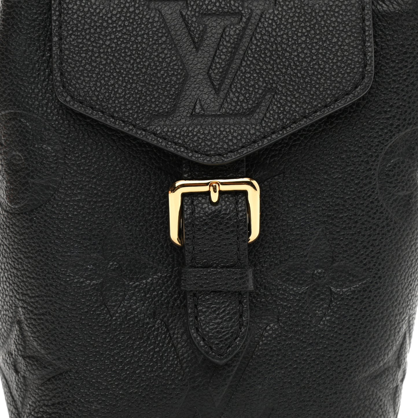 Empreinte Monogram Giant Tiny Backpack Black