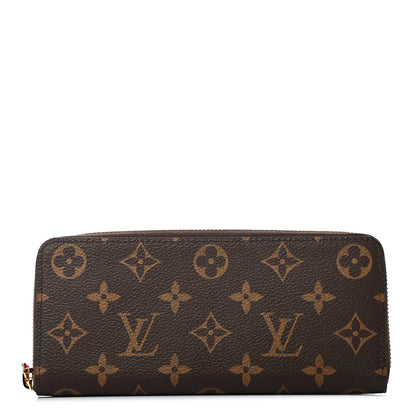 Louis Vuitton Monogram Clemence Wallet Fuchsia 1 of 6