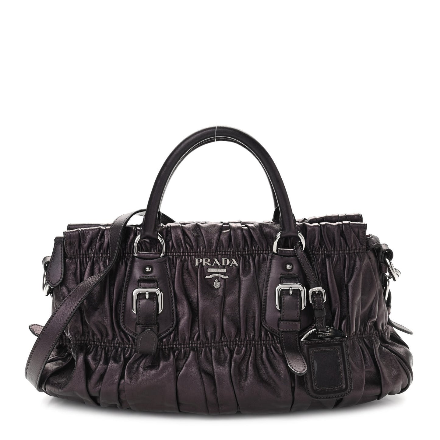 Nappa Gaufre Shopping Satchel Ribes
