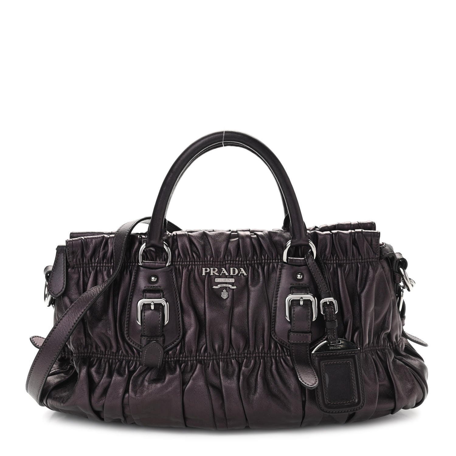 Prada Nappa Gaufre Shopping Satchel Ribes 1 of 9