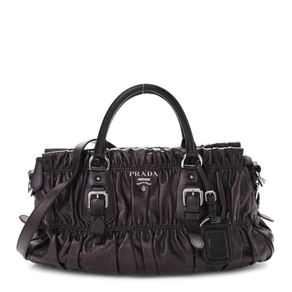 Prada Nappa Gaufre Shopping Satchel Ribes 1 of 9