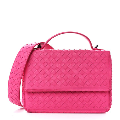 Bottega Veneta Nappa Intrecciato Alumna Bag Rosa Shock 3 of 18