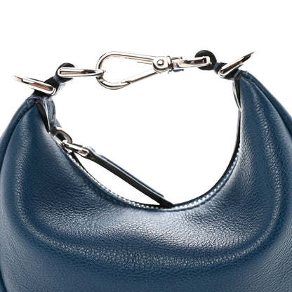 Fendi Vitello Grace Matte Nano Fendigraphy Hobo Charm Mirto 8 of 10