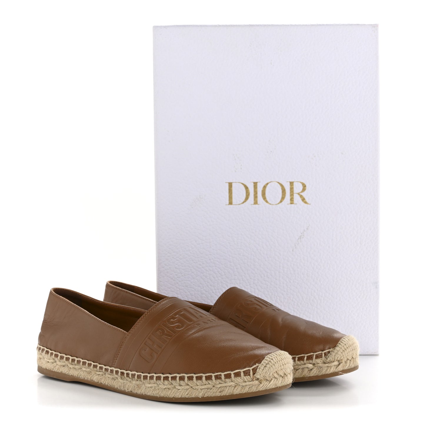 Lambskin Granville Espadrille 37 Golden Saddle