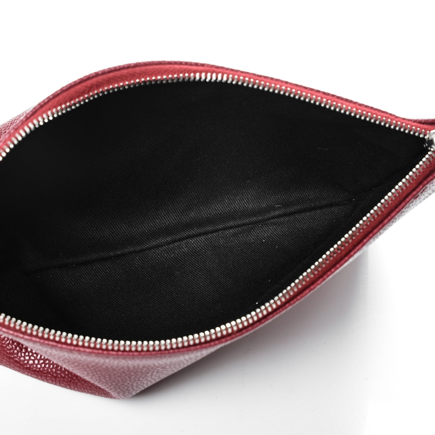 Grained Calfskin Shopping Fever Tote Red