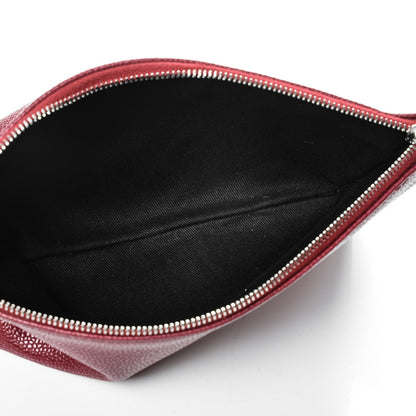 Chanel Grained Calfskin Shopping Fever Tote Red 9 of 9