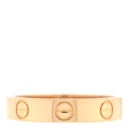 Cartier 18K Yellow Gold 3.5mm LOVE Wedding Band Ring 50 5.25 1 of 4