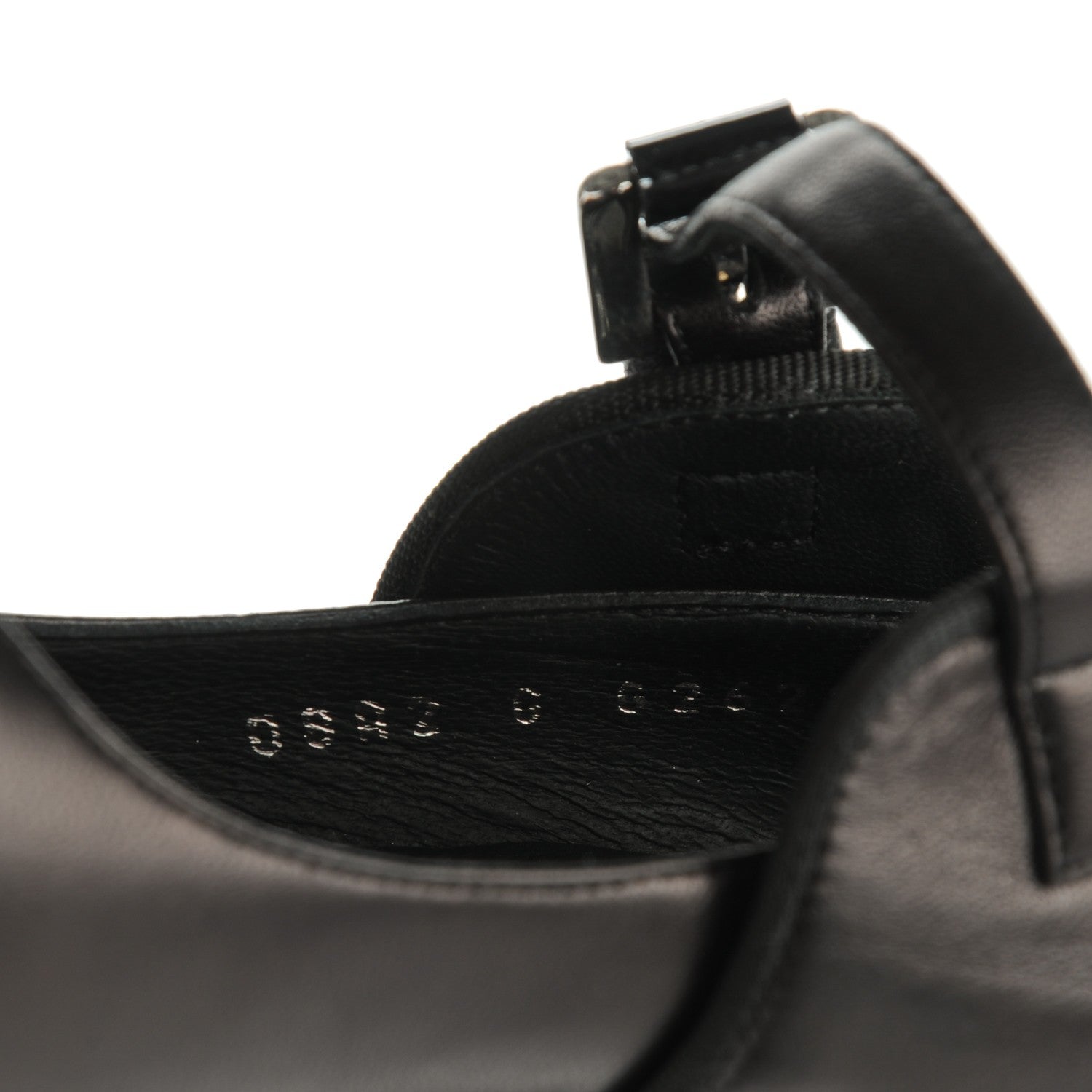 Chanel Calfskin Patent Chaus Ouvertes Mary Jane Pumps 36.5 Black 8 of 8