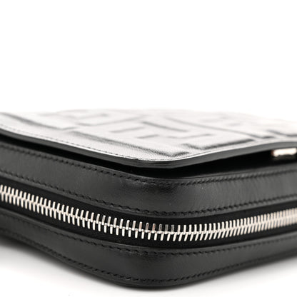 Fendi Nappa FF 1974 Embossed Mini Expandable Flap Bag Black 9 of 11