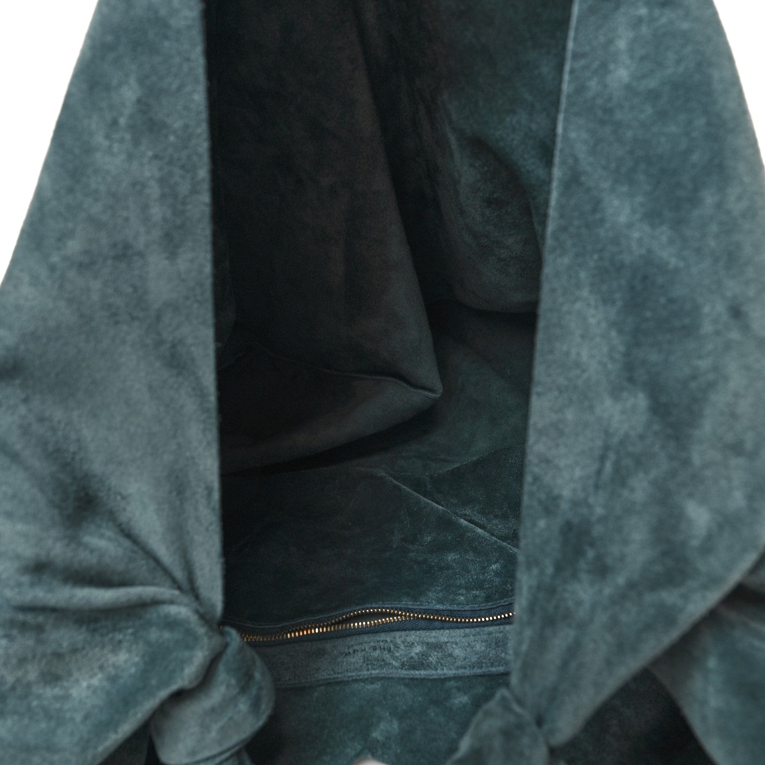 The Row Suede Bindle Two Bag Pale Teal 5 of 9