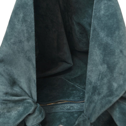 The Row Suede Bindle Two Bag Pale Teal 5 of 9