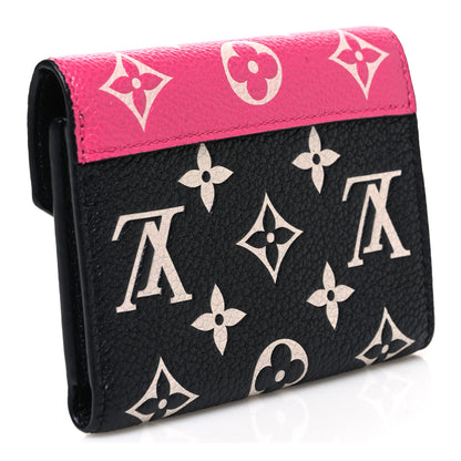 Louis Vuitton Empreinte Monogram Spring In The City Victorine Wallet Black White Pink 3 of 6