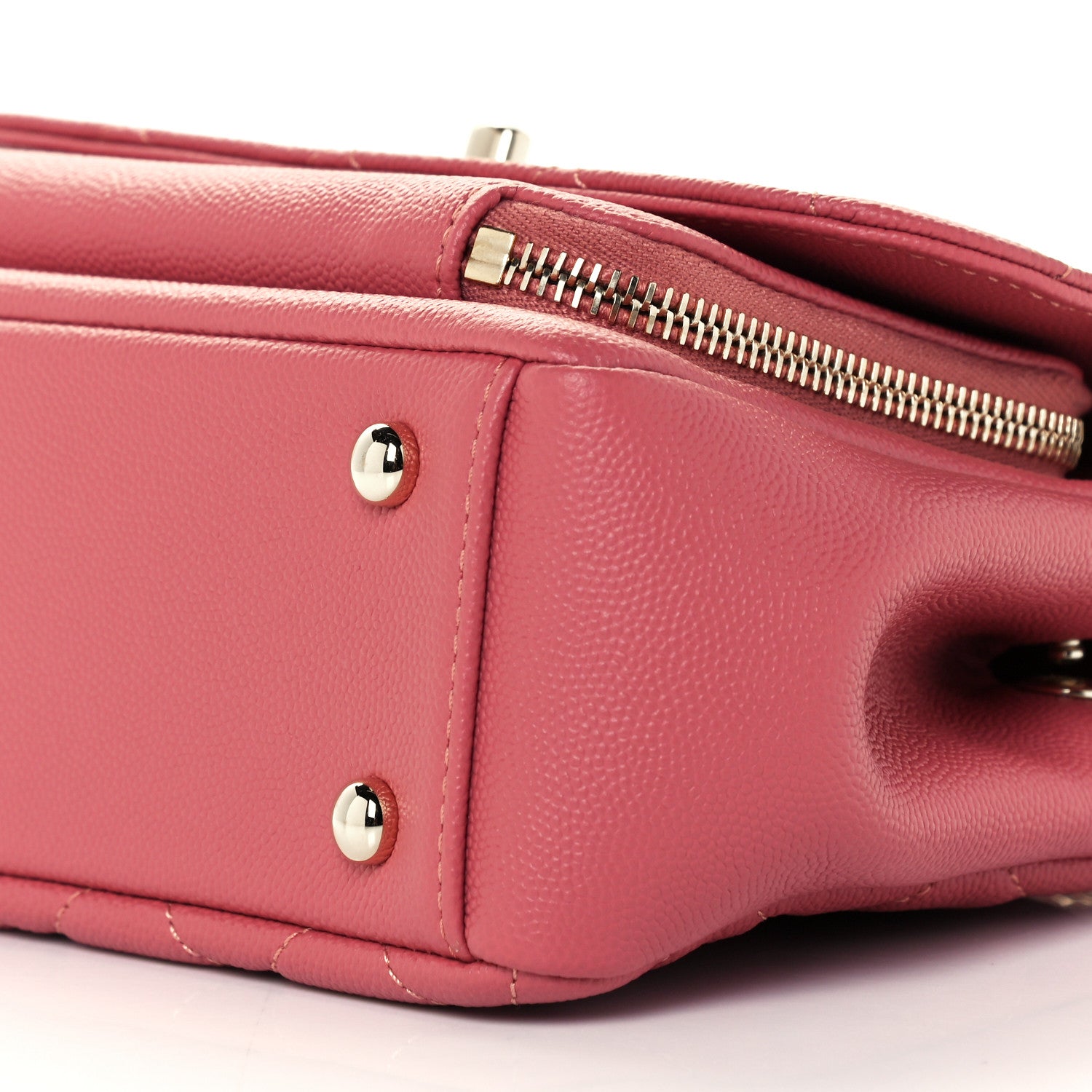 Chanel Caviar Quilted Small Business Affinity Flap Pink 10 of 11