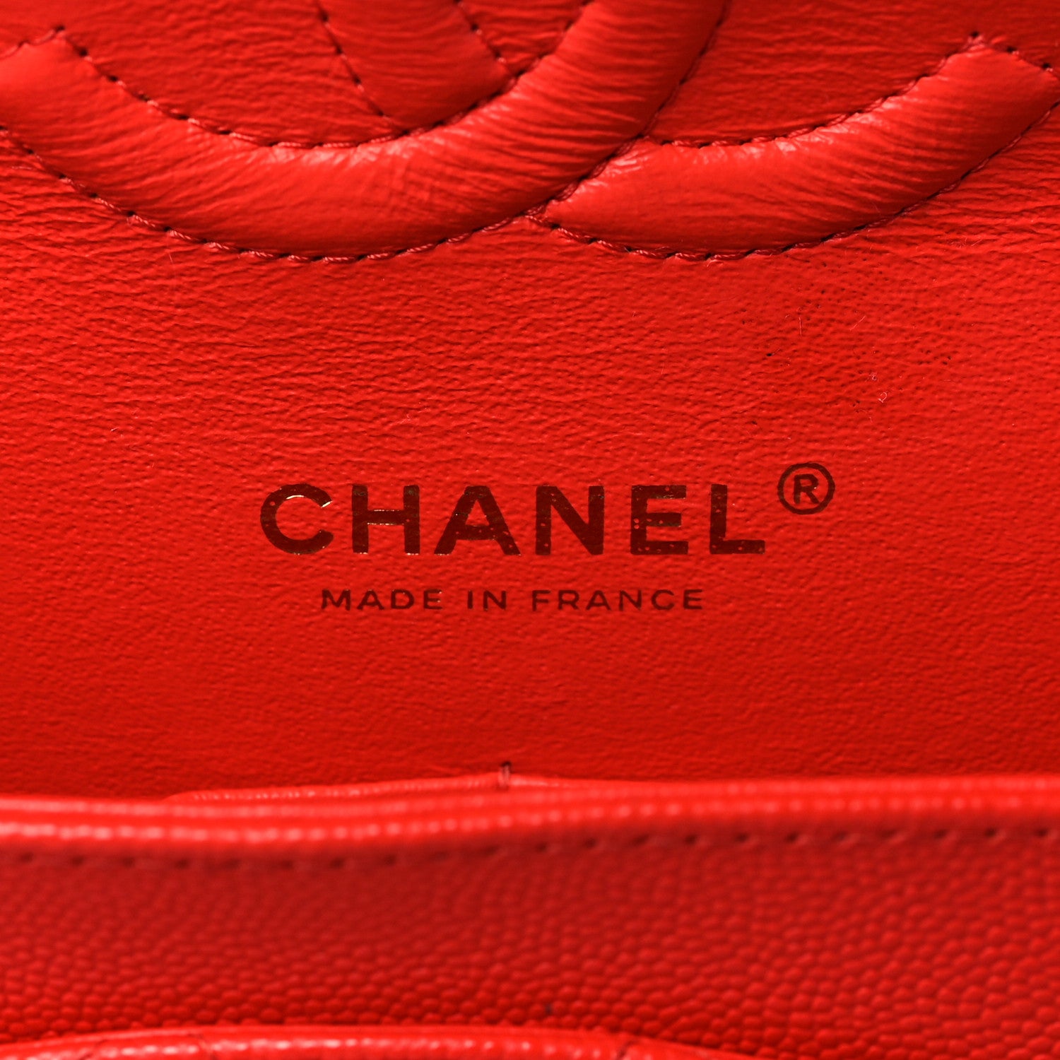Chanel Caviar Quilted Medium Double Flap Red 6 of 12