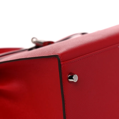Hermes Epsom Kelly Sellier 32 Rouge Casaque 40 of 45