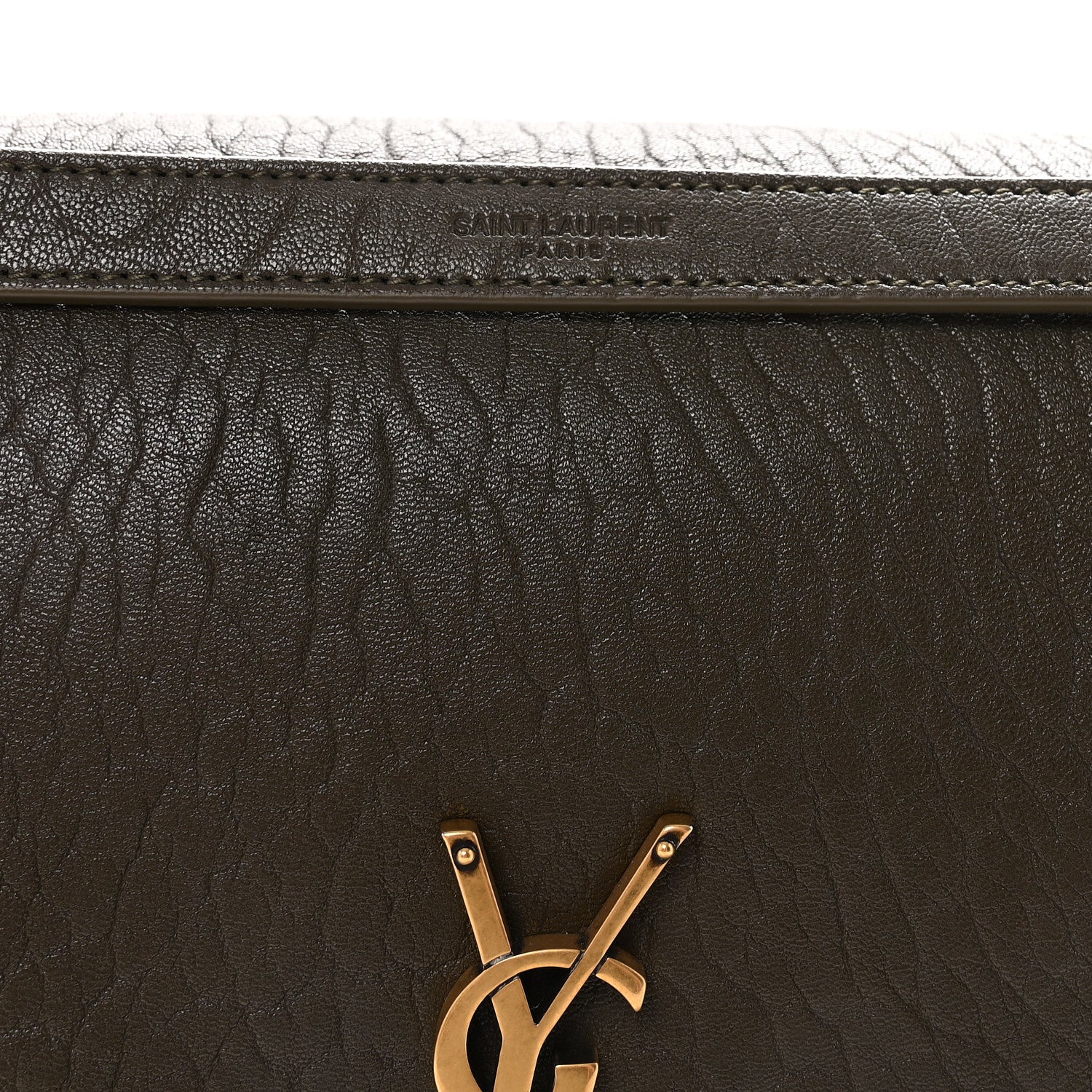 Saint Laurent Grained Lambskin Monogram Large Niki Chain Satchel Light Musk 7 of 9